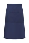 Karlowsky Bistroschürze Basic mit Tasche 2023, Bordeaux (ca. Pantone 209C) 70 x 70 cm, KY112 – Bild 3