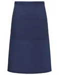 Karlowsky Bistroschürze Basic mit Tasche 2023, Bordeaux (ca. Pantone 209C) 70 x 70 cm, KY112 – Navy (ca. Pantone 533C)