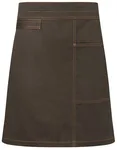 Karlowsky Grembiule Urban Casual-Style con Tasca, Beige (ca. Pantone 7529 C) 70 x 50 cm, KY114 – Chocolate (ca. Pantone 440 C)