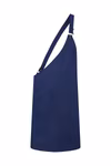 Karlowsky Asymmetric Bib Apron Classic with Pocket, Anthracite (ca. Pantone 7540C) 70 x 90 cm, KY118 – image 3