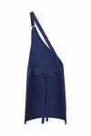 Karlowsky Asymmetric Bib Apron Classic with Pocket, Anthracite (ca. Pantone 7540C) 70 x 90 cm, KY118 – image 4