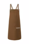 Karlowsky Bib Apron Urban Look with Cross Straps, Aubergine (ca. Pantone 5185C) 70 x 85 cm, KY119 – image 3