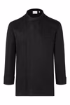 Karlowsky Long Sleeve Chef's Shirt with Jersey Insert, Black (ca. Pantone 419C) 3XL, KY121 – image 3