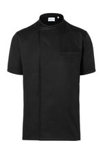 Karlowsky Kurzarm Überwurf-Kochhemd mit Jersey-Rücken, White 3XL, KY122 – Bild 3