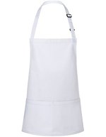Karlowsky Kurze Latzschürze mit verstellbarem Latzband, White 75 x 60 cm, KY123 – White
