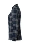 Karlowsky Checked Shirt Urban Slim-Fit for Women, Black (ca. Pantone 419C) XS, KY125 – image 5