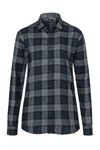 Karlowsky Checked Shirt Urban Slim-Fit for Women, Navy (ca. Pantone 533C) XS, KY125 – image 3