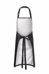Karlowsky Tablier à bavette imperméable avec boucle réglable, Black (ca. Pantone 419C) 72 x 86 cm, KY128 – image 4