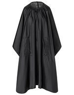 Karlowsky Wasserdichter Färbeumhang mit Handdurchgriffen – Black (ca. Pantone 419C)