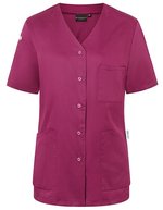 Kurzarm Damenkasack Essential – Fuchsia (ca. Pantone 689C)
