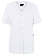 Kurzarm Damenkasack Essential – White