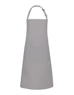 Karlowsky Latzschürze Basic Übergröße mit Schnalle, Anthracite (ca. Pantone 7540C) 100 x 100 cm, KY133 – Basalt Gris (ca. Pantone 4276C)