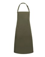 Karlowsky Latzschürze Basic Übergröße mit Schnalle, Anthracite (ca. Pantone 7540C) 100 x 100 cm, KY133 – Vert mousse (ca. Pantone 7764C)