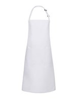 Karlowsky Latzschürze Basic Übergröße mit Schnalle, Anthracite (ca. Pantone 7540C) 100 x 100 cm, KY133 – Blanc