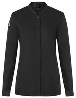 Karlowsky Damenkochjacke Green-Generation, taillierter Schnitt – Black (ca. Pantone 419C)