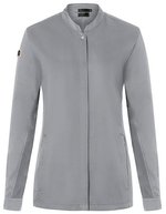 Karlowsky Damenkochjacke Green-Generation, taillierter Schnitt – Platinum Grey (ca. Pantone 4283C)