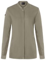 Karlowsky Damenkochjacke Green-Generation, taillierter Schnitt, Black (ca. Pantone 419C) 58, KY134 – Sage (ca. Pantone 416C)