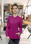 Karlowsky Damenkochjacke Green-Generation, taillierter Schnitt, Black (ca. Pantone 419C) 58, KY134 – Steel Blue (ca. Pantone 2380C)