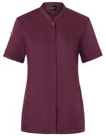 Karlowsky Damenkochjacke Green-Generation Kurzarm – Aubergine (ca. Pantone 5185C)