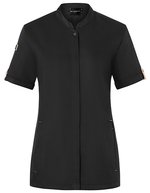 Karlowsky Damenkochjacke Green-Generation Kurzarm – Black (ca. Pantone 419C)