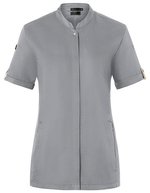 Karlowsky Damenkochjacke Green-Generation Kurzarm – Platinum Grey (ca. Pantone 4283C)