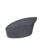 Karlowsky Kochmütze mit Netzeinsatz und Klettverschluss – Anthracite (ca. Pantone 7540C)