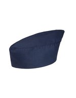 Karlowsky Kochmütze mit Netzeinsatz und Klettverschluss – Navy (ca. Pantone 533C)