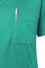 Karlowsky Damen-Schlupfkasack mit V-Ausschnitt, Black (ca. Pantone 419C) XS, KY138 – Bild 7