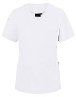 Karlowsky Damen-Schlupfkasack mit V-Ausschnitt, Black (ca. Pantone 419C) XS, KY138 – White