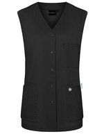 Ärmelloser Damenkasack Essential – Black (ca. Pantone 419C)