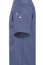 Veste de cuisine manches courtes style jeans – Bild 7