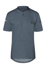 Kurzarm Herren-Arbeitsshirt Performance – Anthracite (ca. Pantone 7540C)