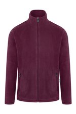 Herren Workwear Fleecejacke Warm-Up – Aubergine (ca. Pantone 5185C)