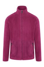 Herren Workwear Fleecejacke Warm-Up – Fuchsia (ca. Pantone 689C)