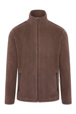 Giacca in pile Workwear uomo Warm-Up – Marrone chiaro (ca. Pantone 438C)