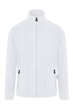 Herren Workwear Fleecejacke Warm-Up – White