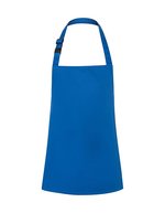 Children's Basic Bib Apron with Buckle – Blue (ca. Pantone 7686C)