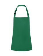 Children's Basic Bib Apron with Buckle – Forest Green (ca. Pantone 554C)