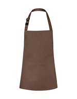 Children's Basic Bib Apron with Buckle – Light Brown (ca. Pantone 438C)