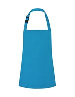 Children's Basic Bib Apron with Buckle – Turquoise (ca. Pantone 639C)