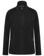 Damen Workwear Fleecejacke Warm-Up – Black (ca. Pantone 419C)