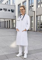 Damenkittel mit verdeckter Knopfleiste – Bild 1