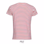 SOL´S Gestreiftes Rundhals T-Shirt "Miles, White/Red M, L01398 – immagine 4