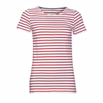 SOL´S Gestreiftes Rundhals T-Shirt Miles, White/Red XS, L01399 – Bild 3