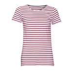 SOL´S Gestreiftes Rundhals T-Shirt Miles, White/Navy XS, L01399 – Bild 3