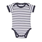 SOL´S Baby Bodysuit Miles mit Streifen, White/Navy 3-6 Monate, L01401 – Bild 3