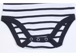 SOL'S Baby Bodysuit Miles with Stripes, White/Navy 3-6 Monate, L01401 – image 5