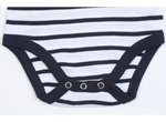 SOL´S Baby Bodysuit Miles mit Streifen, White/Navy 3-6 Monate, L01401 – Bild 5
