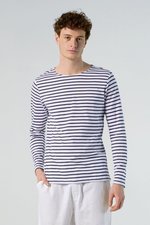 SOL´S Gestreiftes Herren Langarm T-Shirt Marine, White/Navy S, L01402 – Bild 1