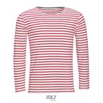 SOL´S Gestreiftes Herren Langarm T-Shirt Marine, White/Navy S, L01402 – Bild 3